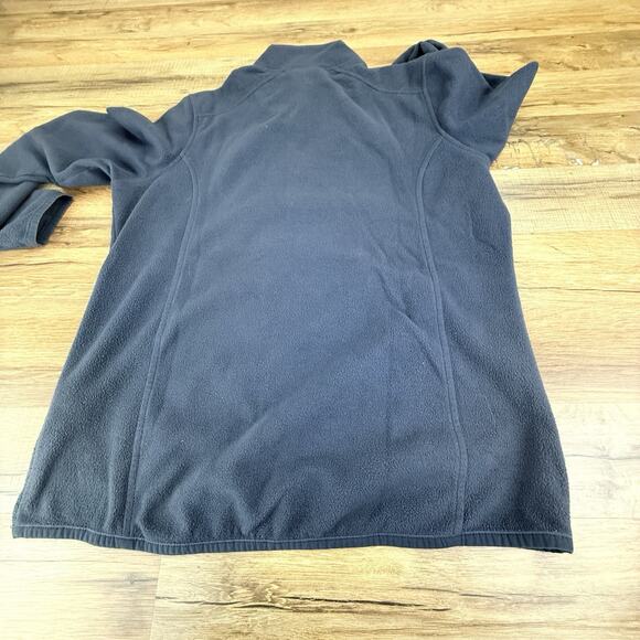 L.L. Bean Woman’s S Blue Long Sleeve Polyester Fleece Quarter Zip ID 502183 - Picture 5 of 7